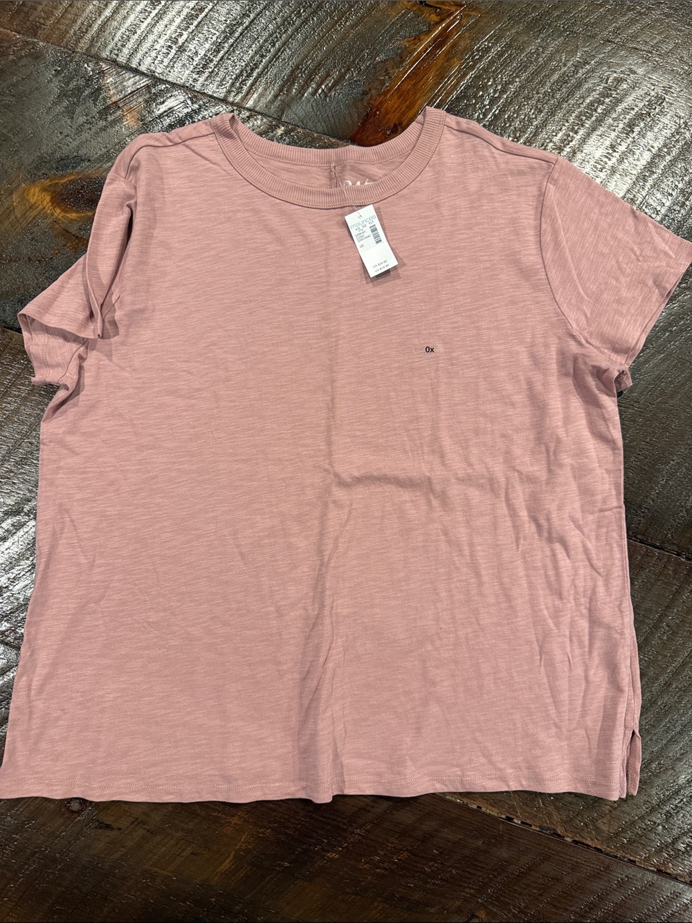Maurices Dusty Rose Short Sleeve Tee